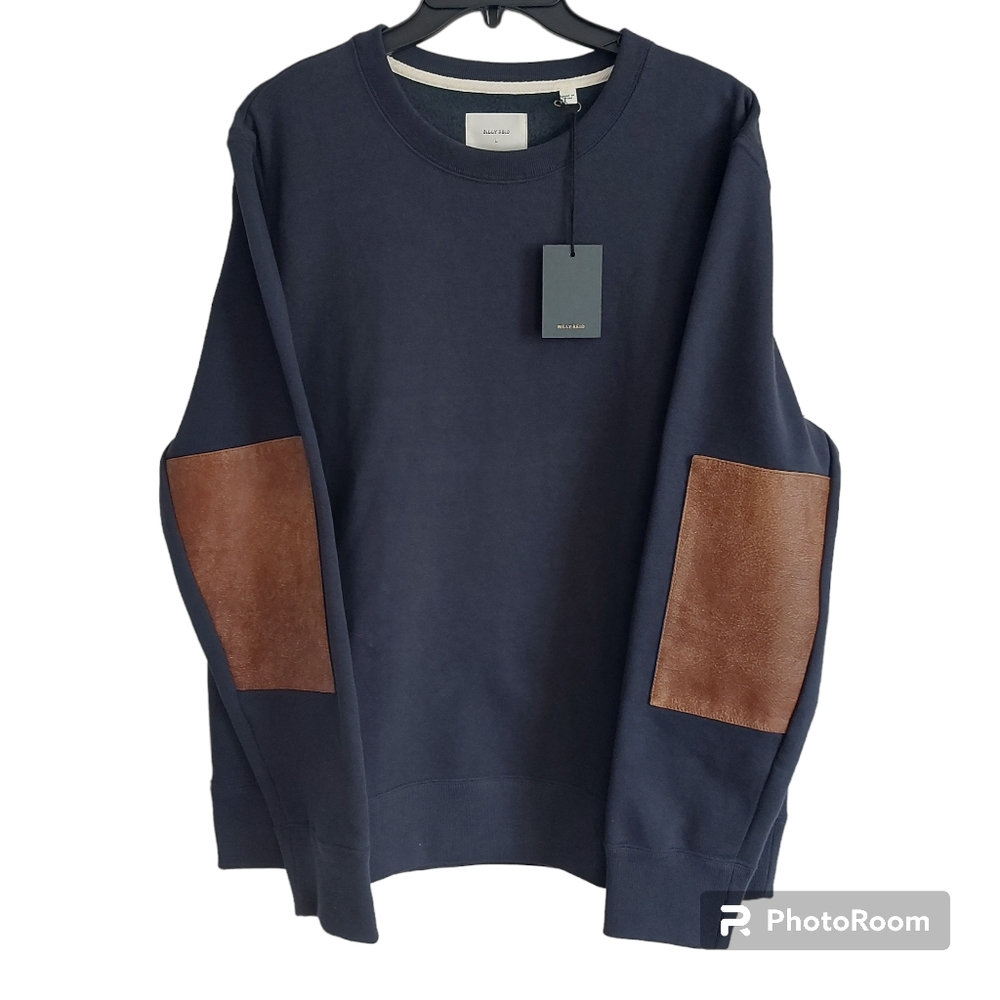 SOLD NWT Billy Reid Dover Sweatshirt -Dark Midnight Size Large